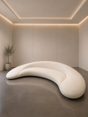 State-of-the-art 5-seater Overboard Curved chair