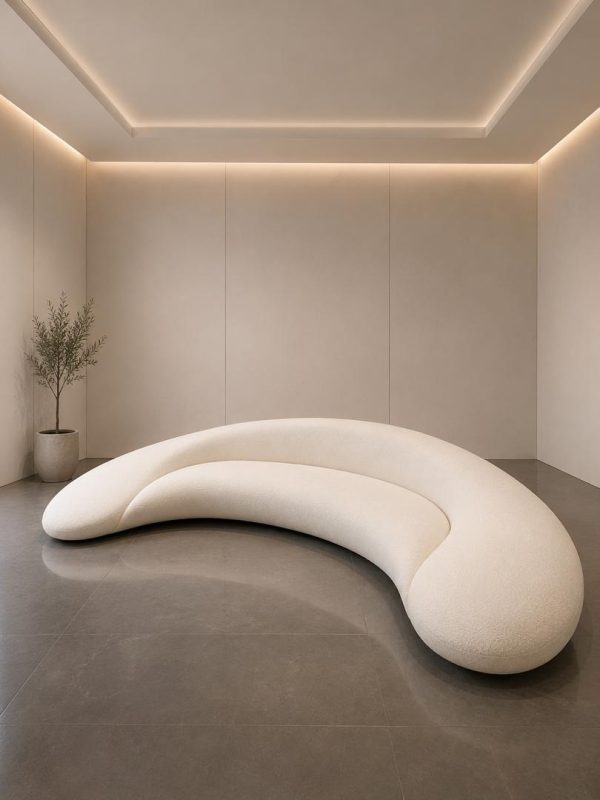 State-of-the-art 5-seater Overboard Curved chair